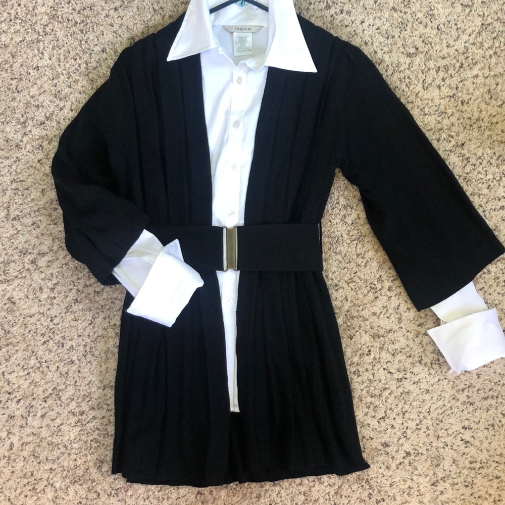 Gorgeous Black Pleated Sweater